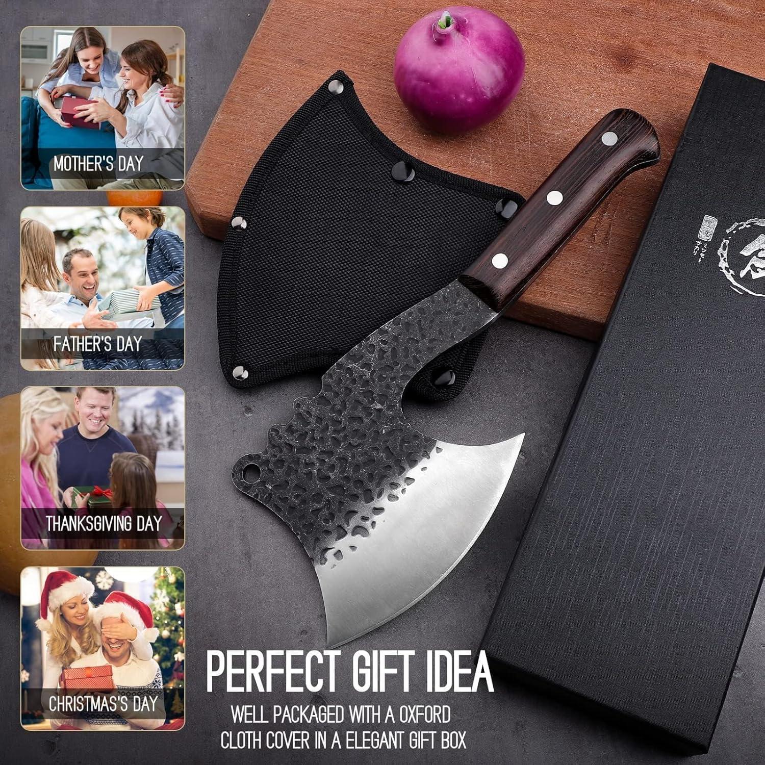 Cuchillo de Hacha de Hueso Freelander 63.5 cm Acero Carbono