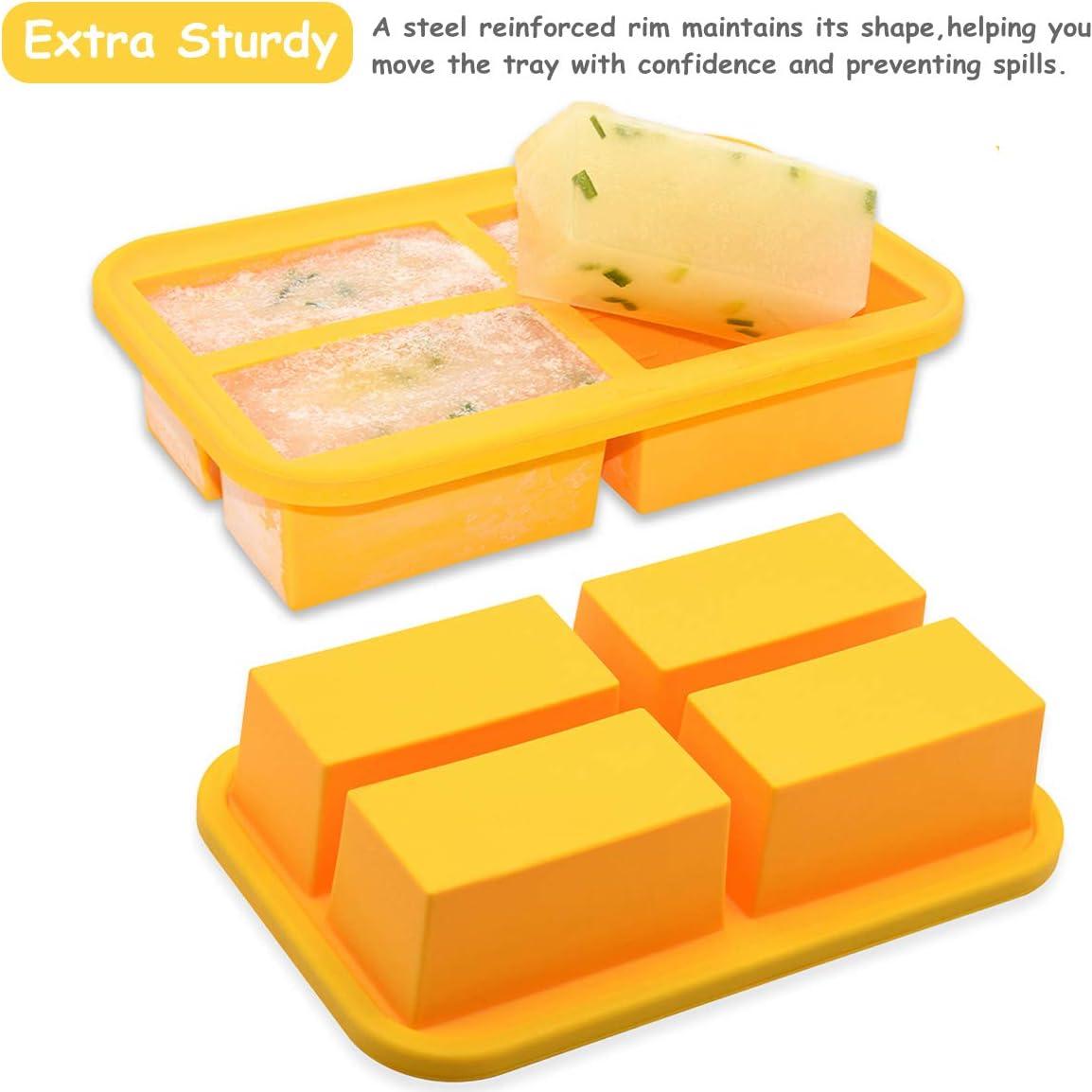 Bandeja de Congelación de Silicona Bangp 1 Taza con Tapa