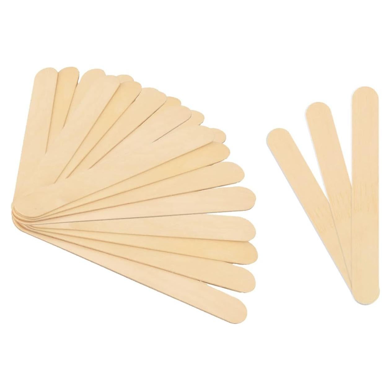 Palitos de Cera de Madera Mibly - 80 Unidades Grandes