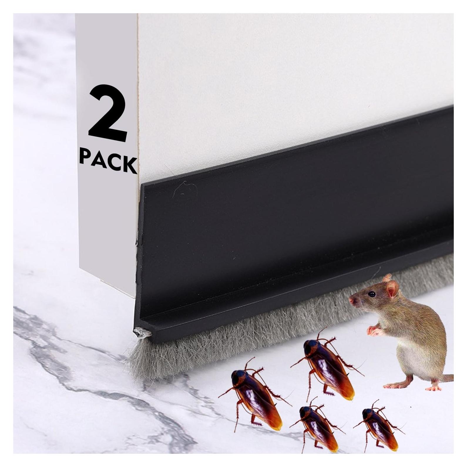 2 Tapones Aislantes de Puerta WUMUTI - Reducción de Ruido y Polvo