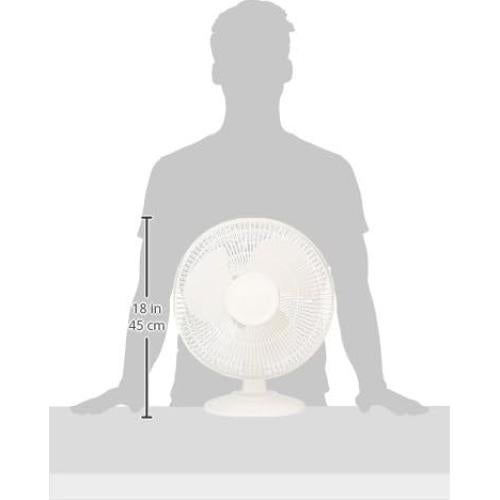 Ventilador de Mesa Oscilante Lasko 30.48 cm 3 Velocidades Blanco