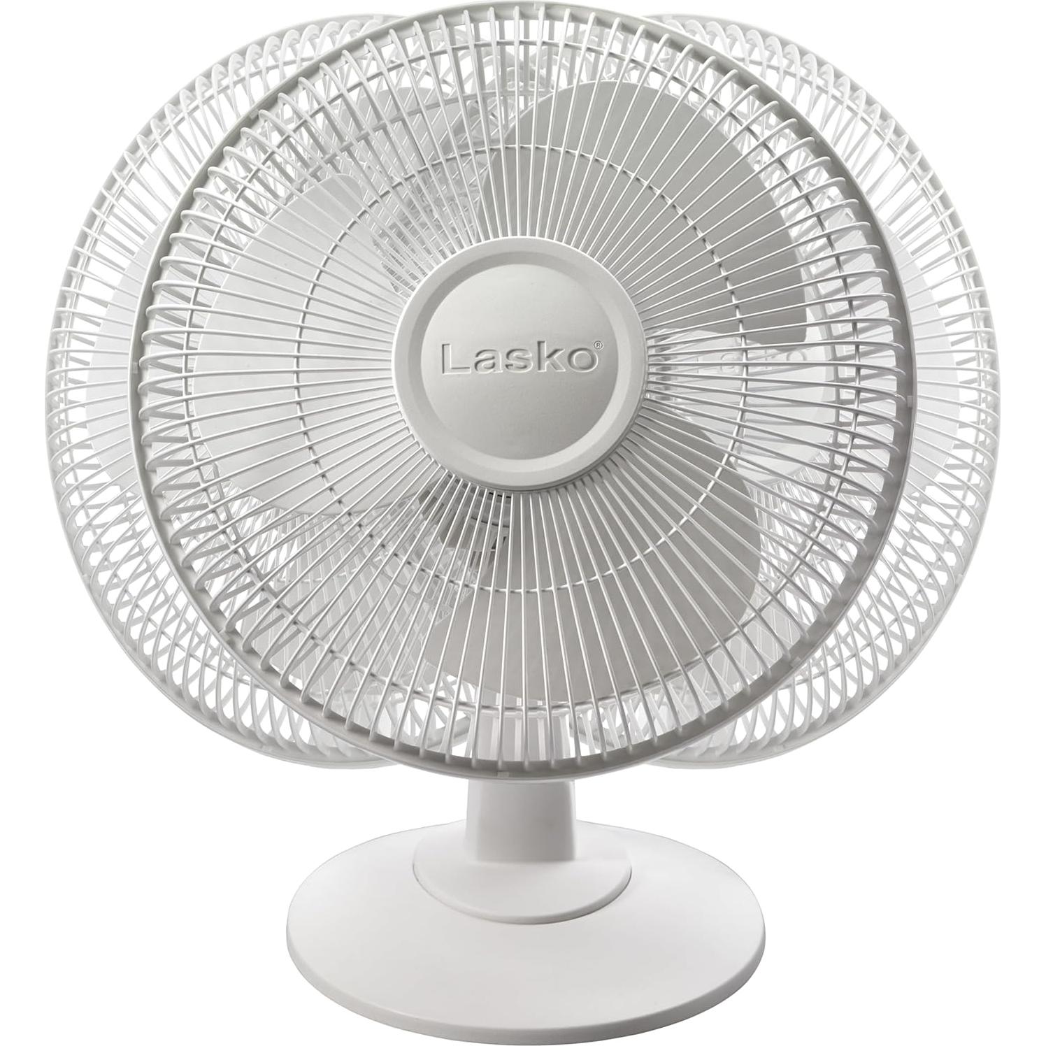 Ventilador de Mesa Oscilante Lasko 30.48 cm 3 Velocidades Blanco