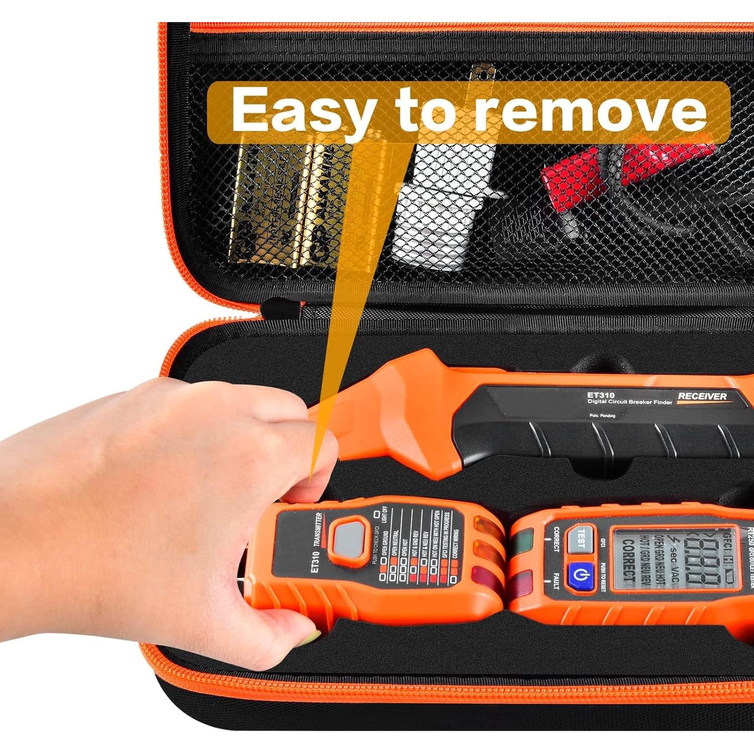 Estuche de Almacenamiento Klein para Probador Eléctrico - Negro