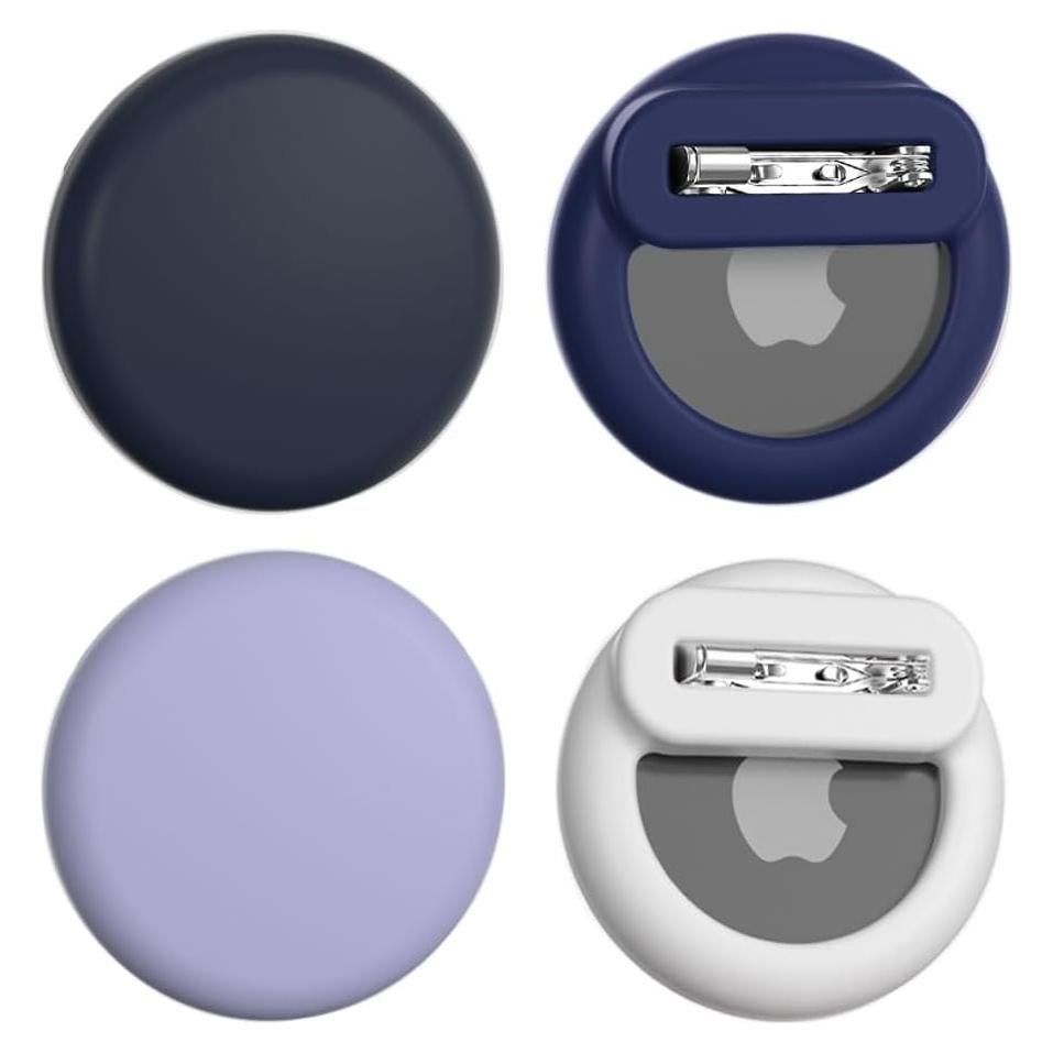 Soportes para AirTag Alsukeay - 4 Piezas Silicona Oculta