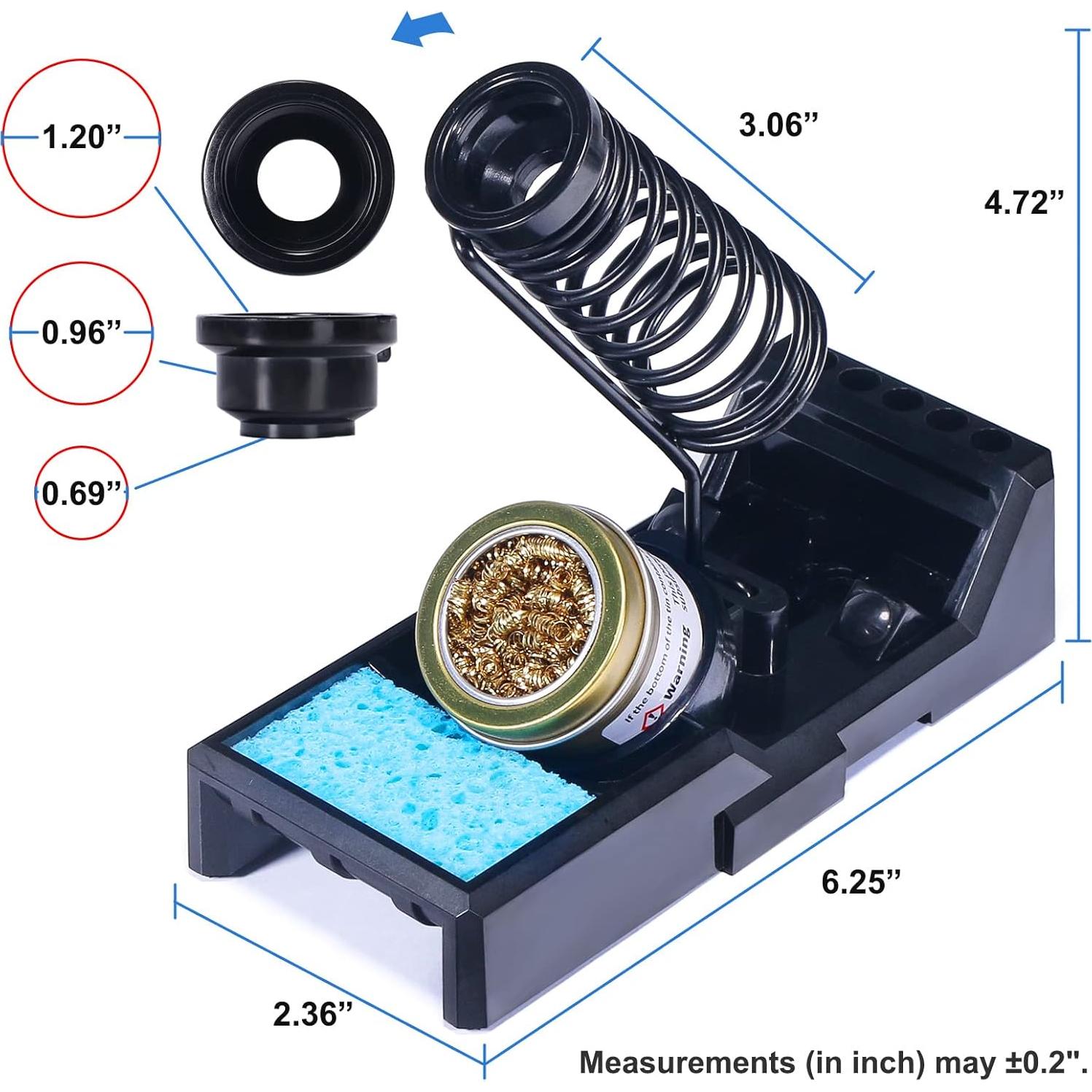 Soporte de Soldador YIHUA X-4 Premium con Esponja y Lana