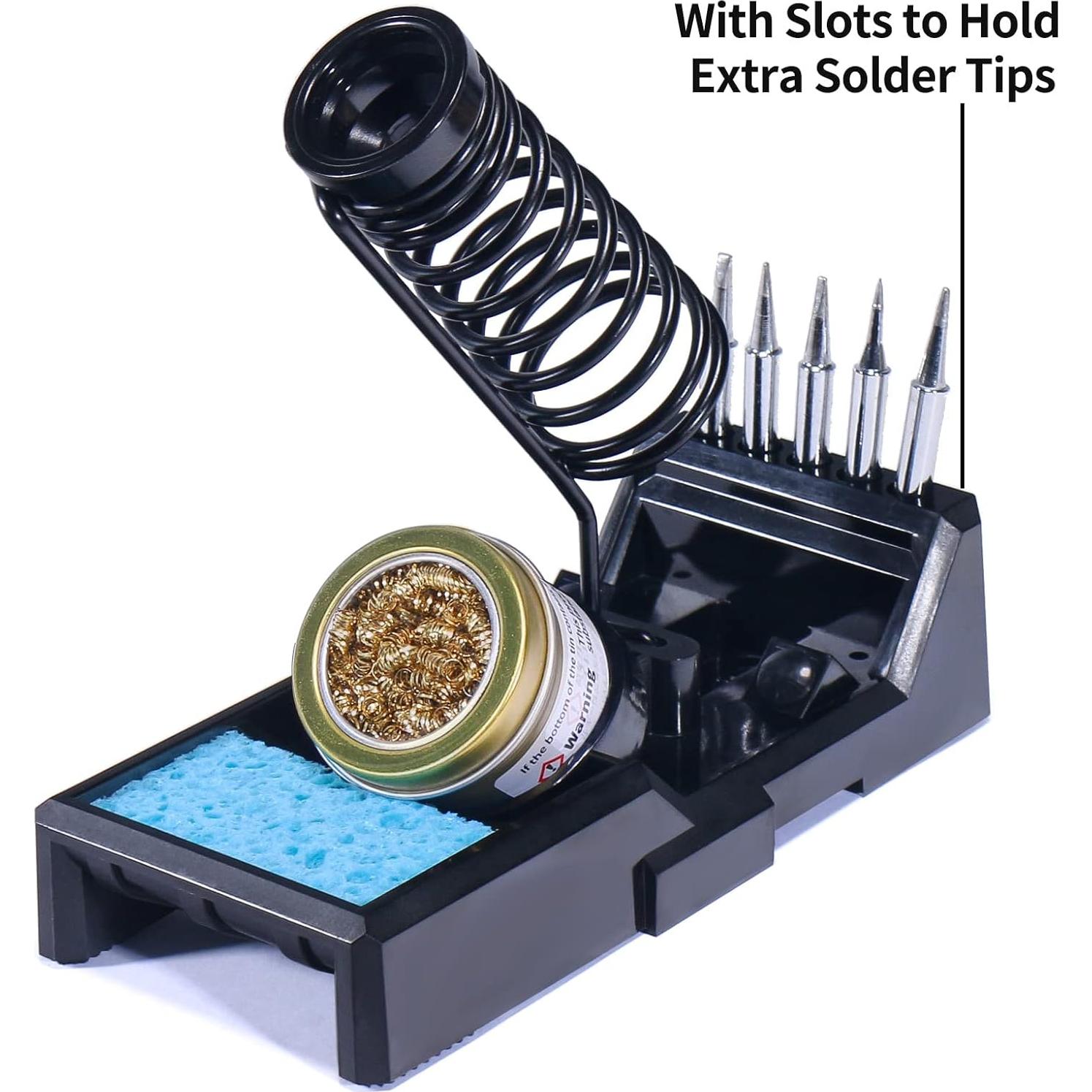 Soporte de Soldador YIHUA X-4 Premium con Esponja y Lana