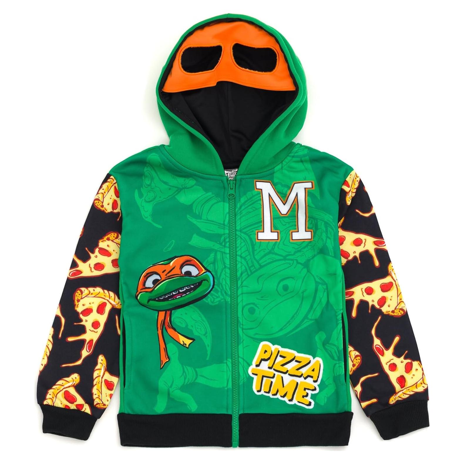 Sudadera con capucha TMNT Michelangelo para niños 2T - 12 años