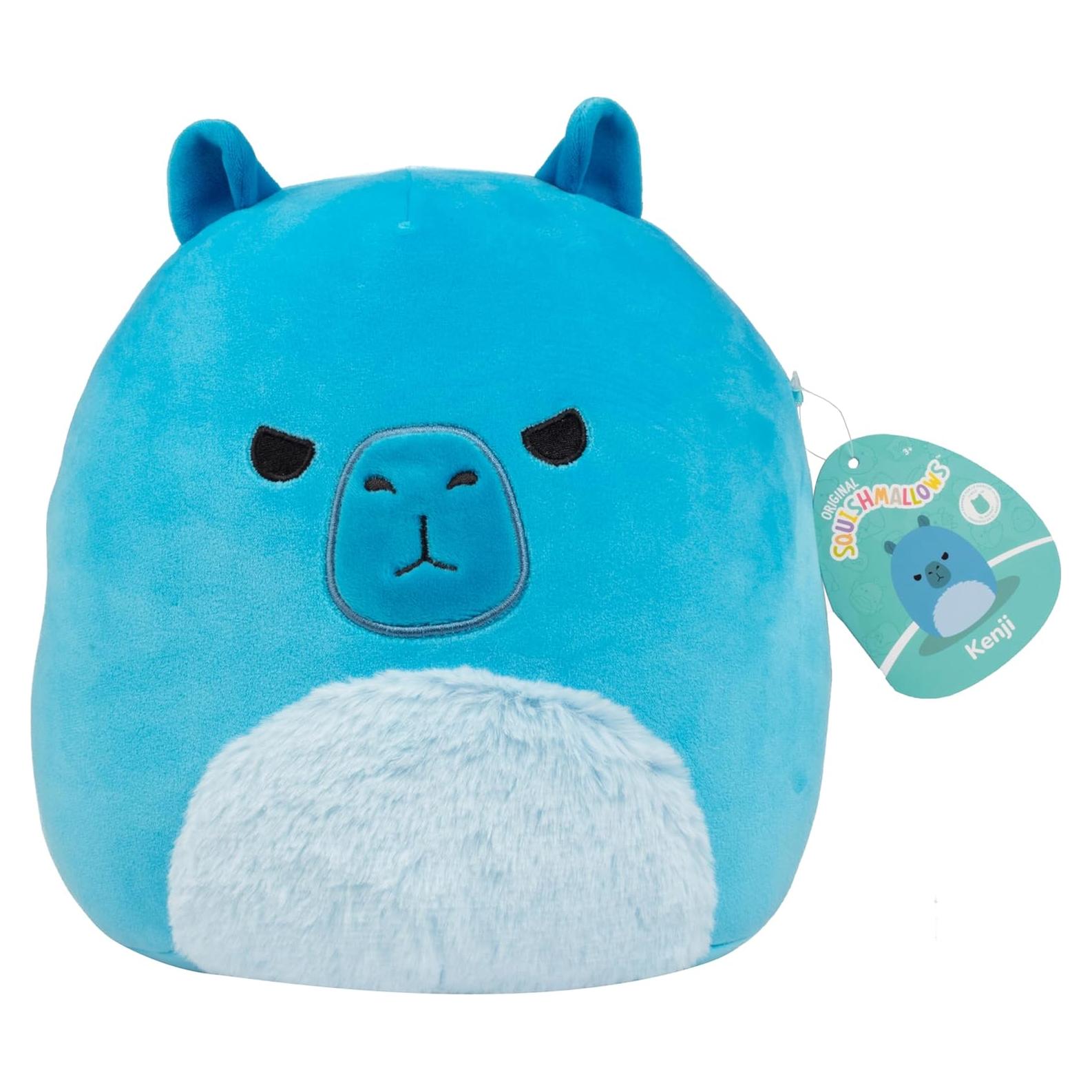 Peluche Squishmallows Kenji Capibara 25.4 cm Edición Limitada