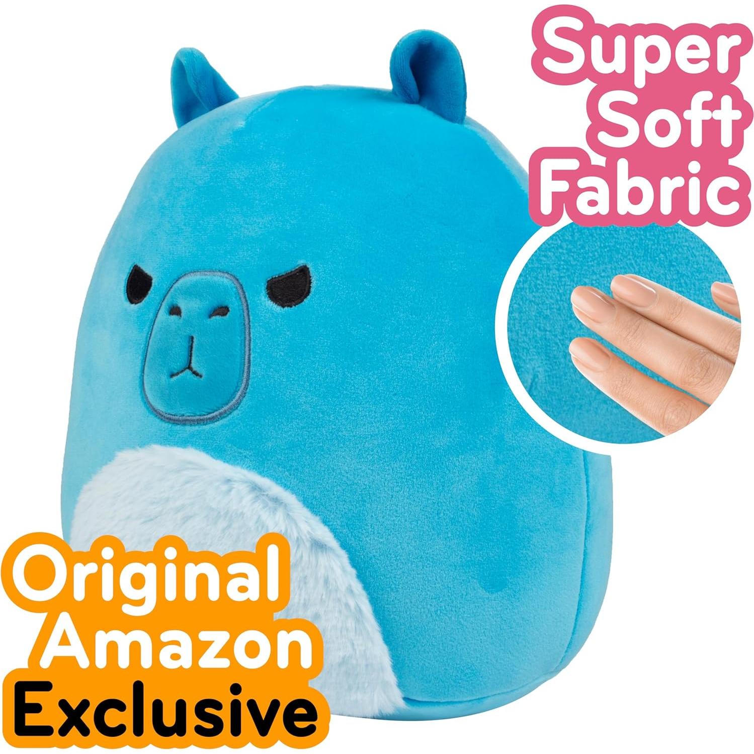 Peluche Squishmallows Kenji Capibara 25.4 cm Edición Limitada