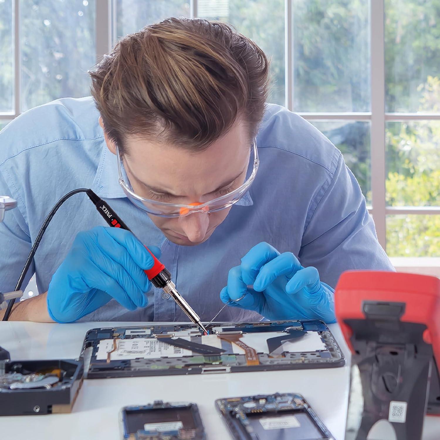 Kit de Soldador PNECK 909DR 80W Pantalla LCD Temperatura 180-500°C