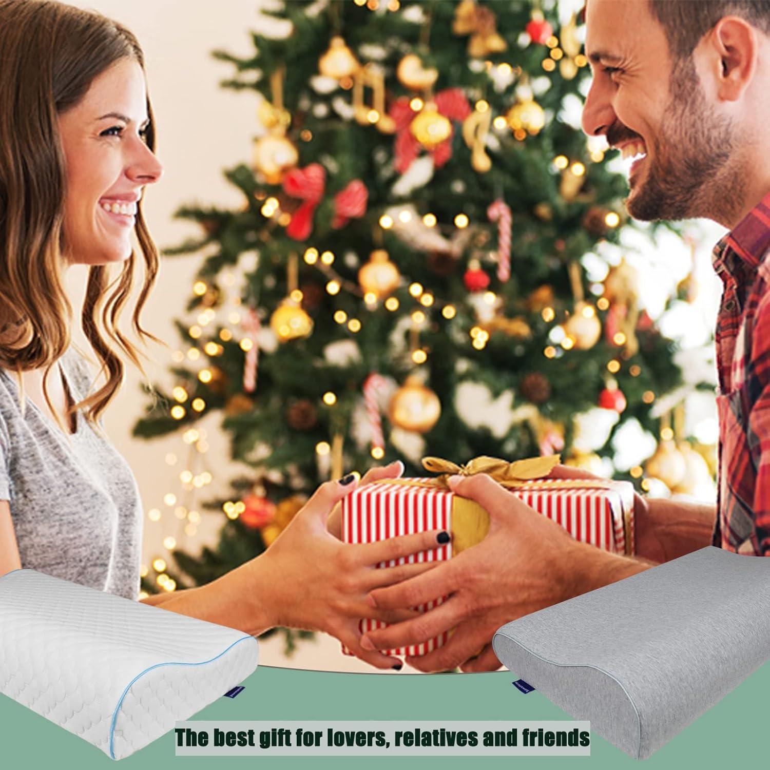 Almohada de Viaje Ergonómica Newsty Espuma con Memoria 19.6x11.8cm