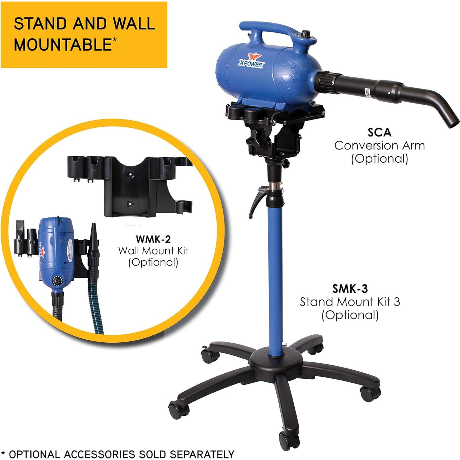 Secador de Fuerza Profesional XPOWER B-4 para Mascotas 150 CFM