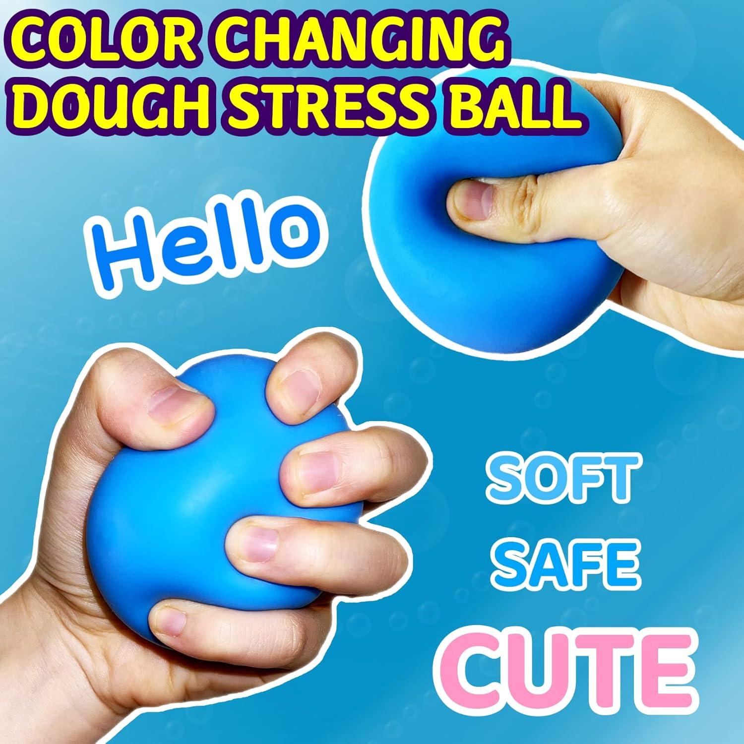 Pelota de Estrés Squishy Kawaite Azul 5.99 cm Alivio Ansiedad