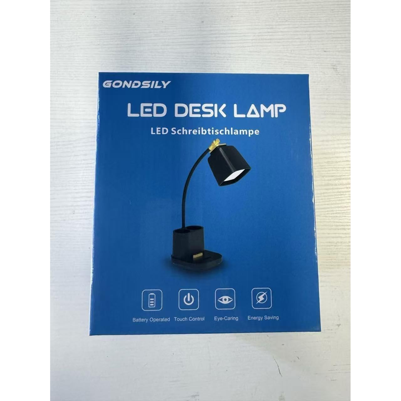 Lámpara de Escritorio LED GONDSILY T23 con Carga USB 3 Modos