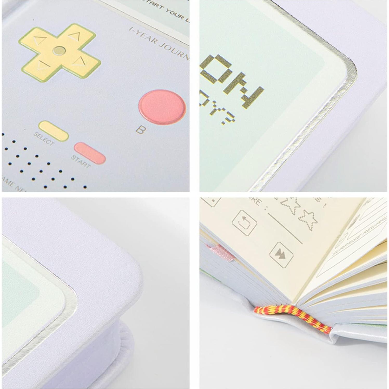 Planificador Diario No Fechado Receip A6 Rosa y Verde