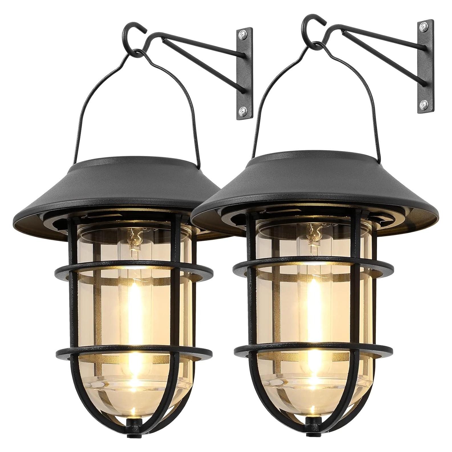 Linterna Solar Colgante Derynome 2 Paquete Impermeable