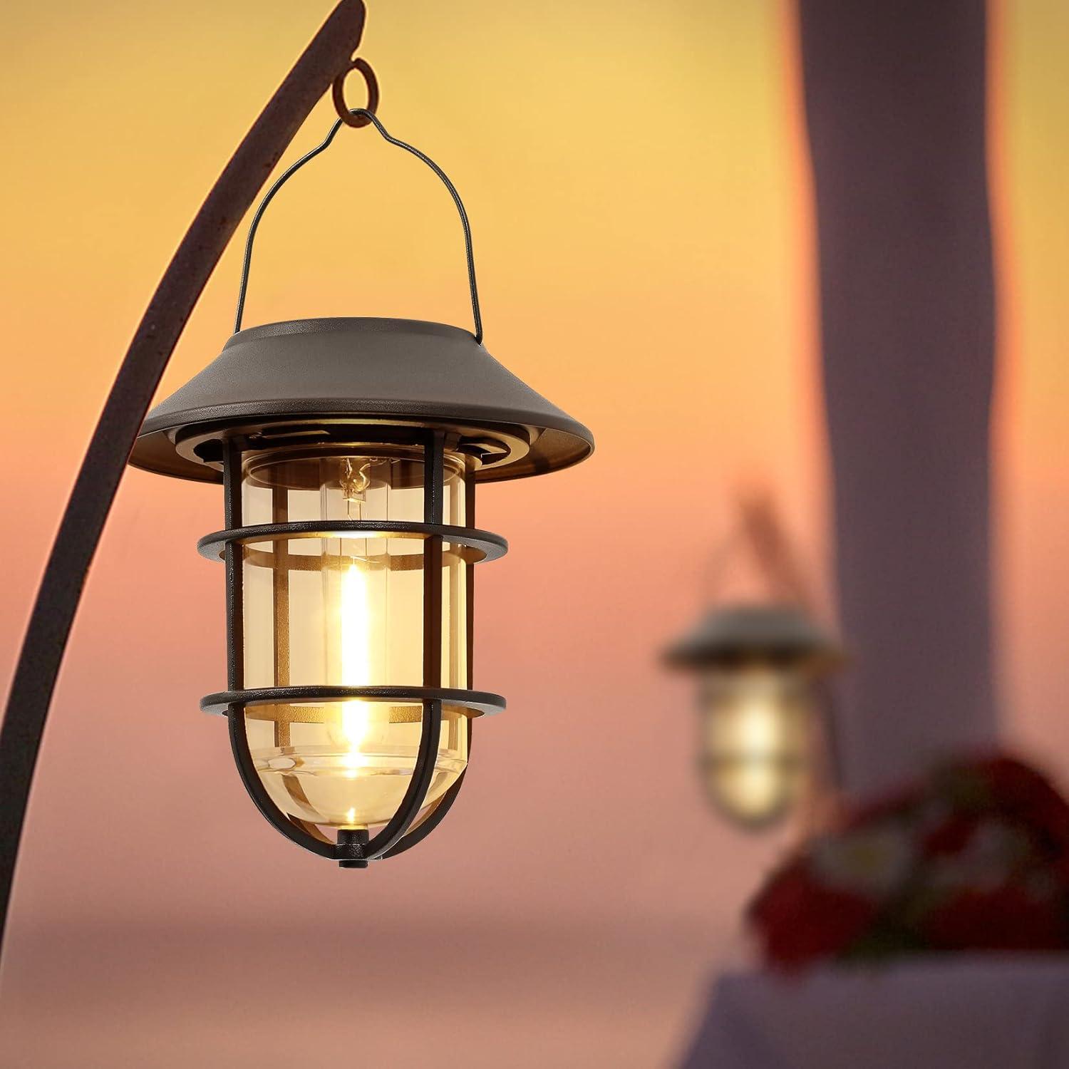 Linterna Solar Colgante Derynome 2 Paquete Impermeable