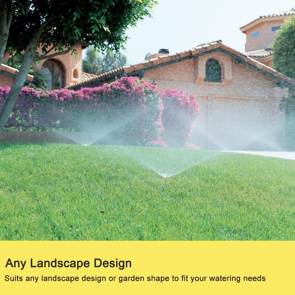 Aspersor de Jardín FANHAO 2 Piezas Ajustable 360° Metal