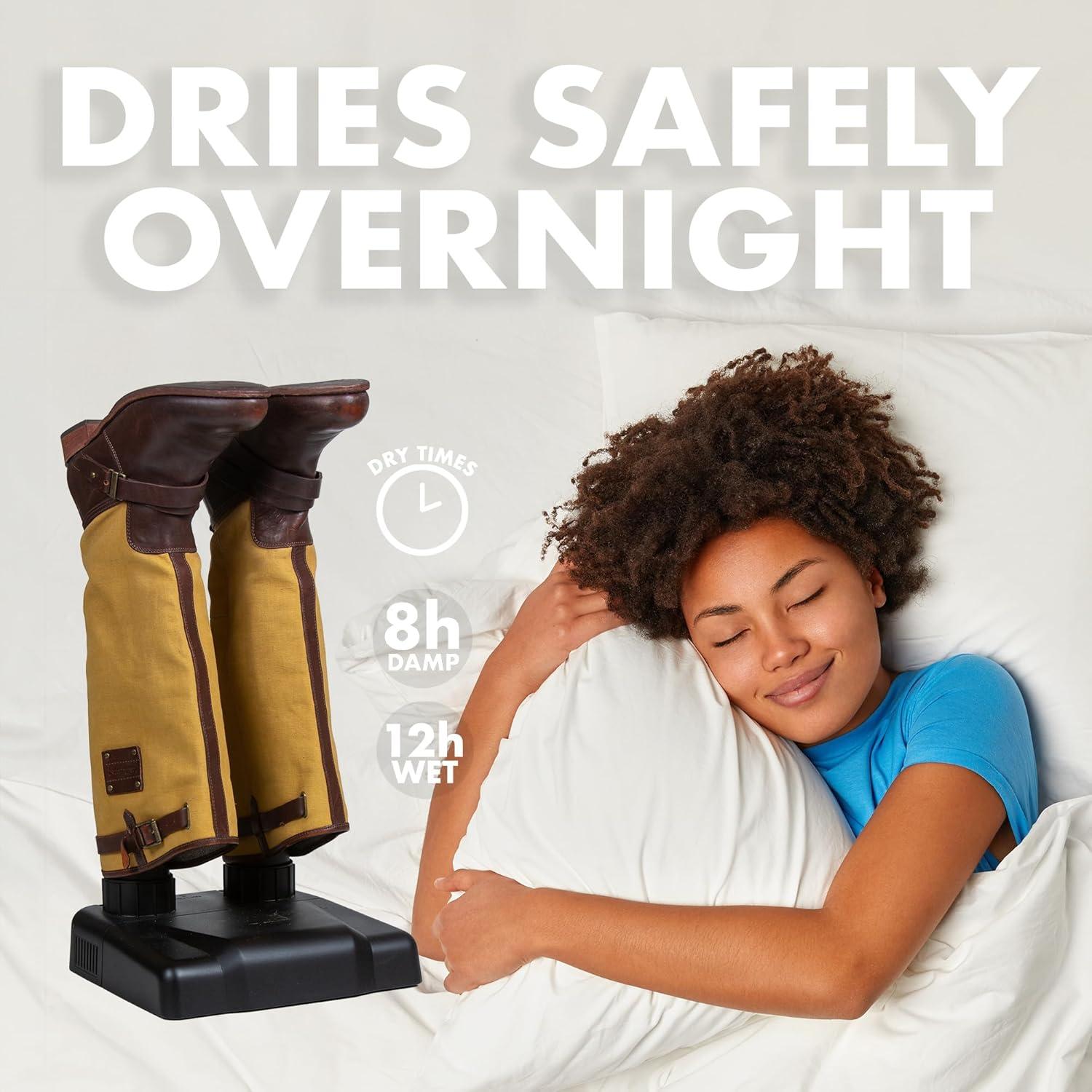 Secador de Botas JobSite Silencioso - Calentador Eficiente 36W