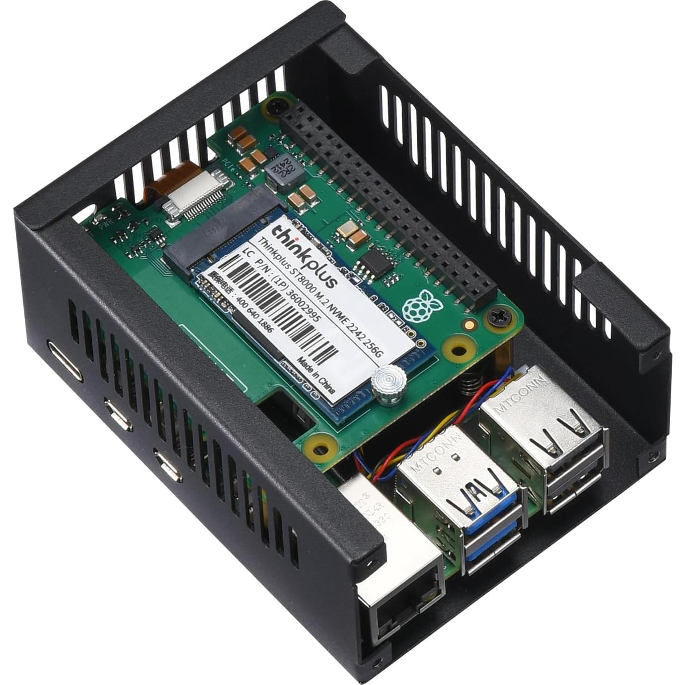 Caja de Metal iUniker para Raspberry Pi 5 con Accesorios