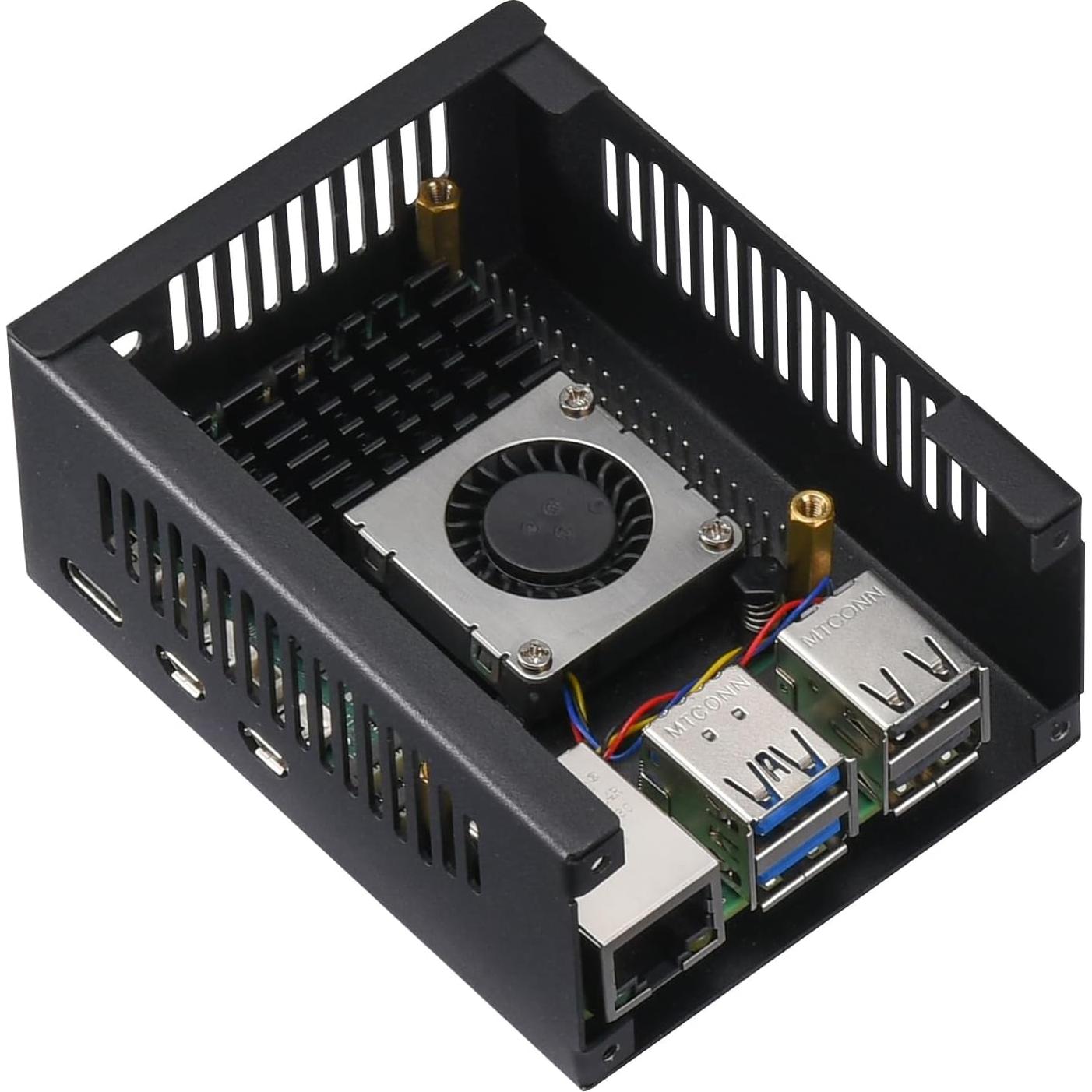 Caja de Metal iUniker para Raspberry Pi 5 con Accesorios