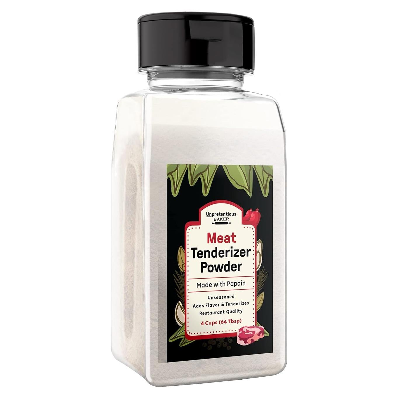 Ablandador de Carne en Polvo Unpretentious 4 Tazas Sin Sazonar