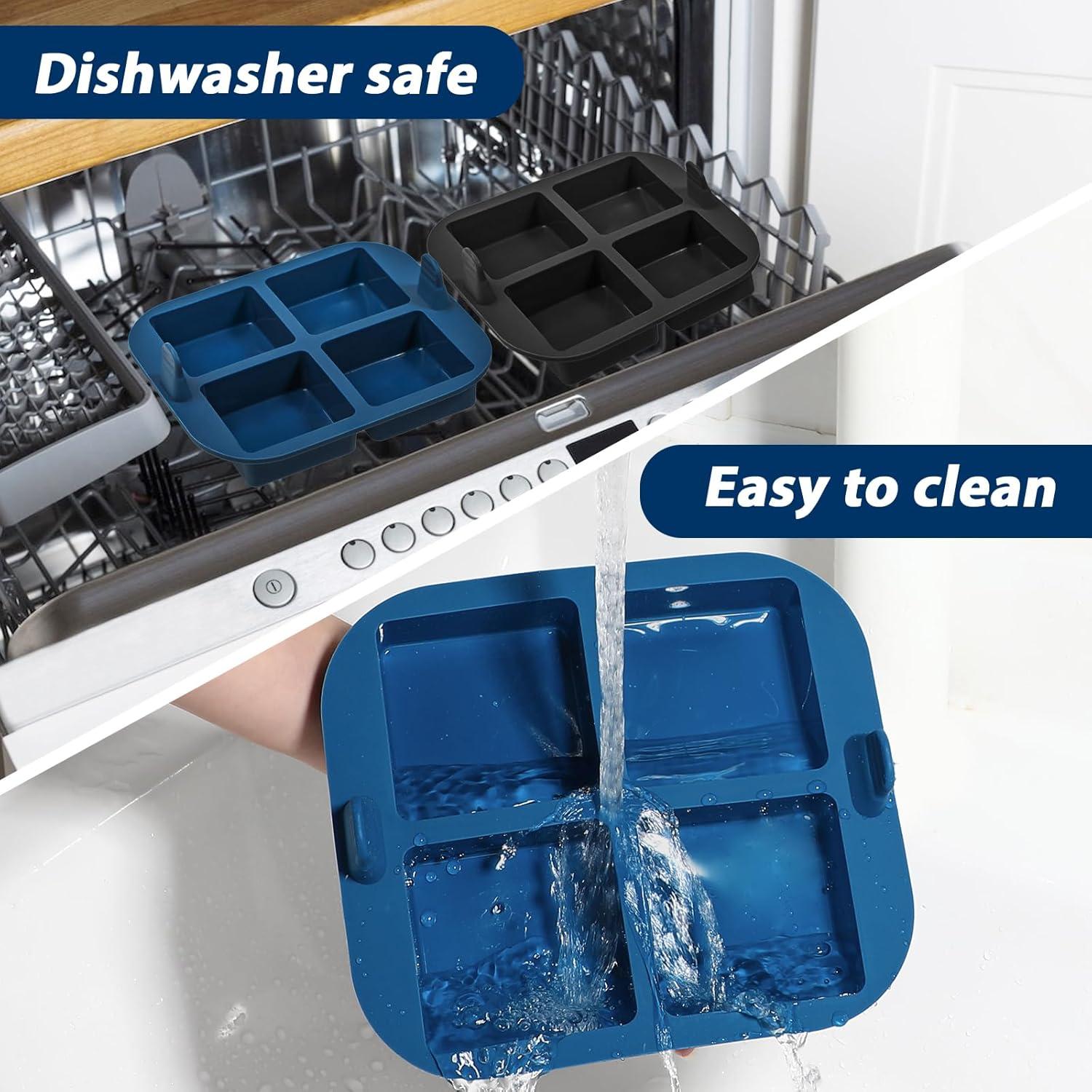 Molde de Silicona Antiadherente Webake 4 Cavidades 18x16cm