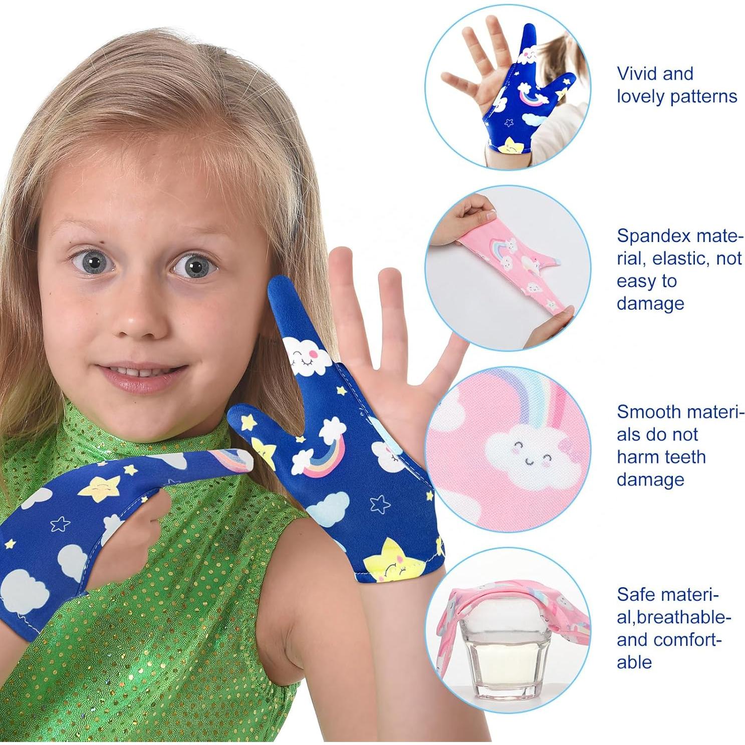 Guantes Antisucio para Niños Janmercy 16 Pcs 3-6 Años