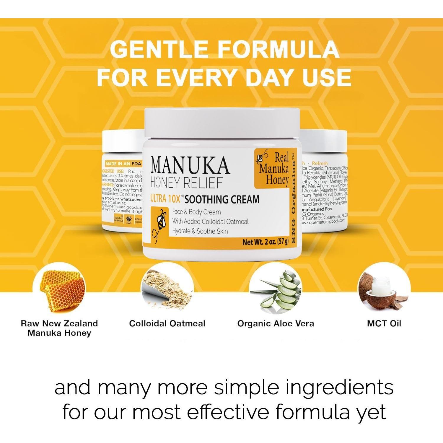 Crema Hidratante de Miel de Manuka Super Natural Goods 56.7g