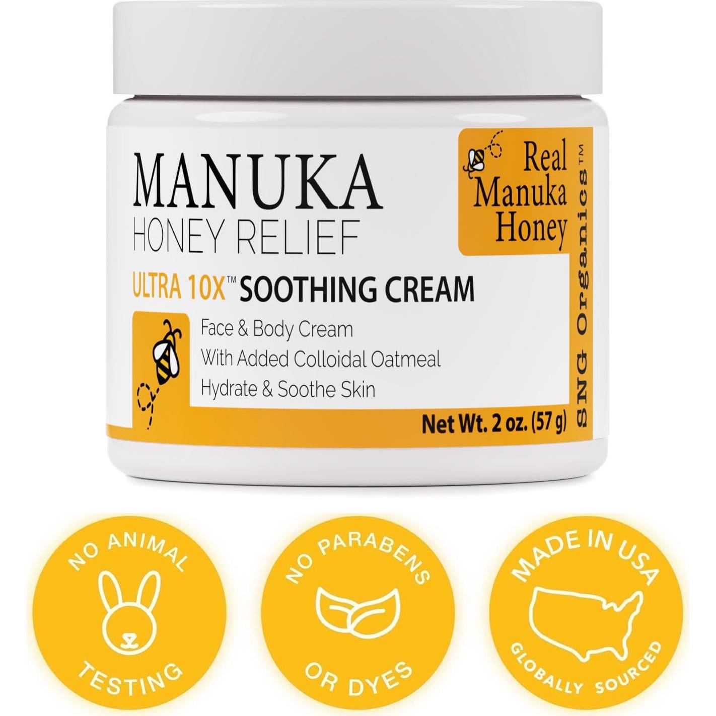 Crema Hidratante de Miel de Manuka Super Natural Goods 56.7g