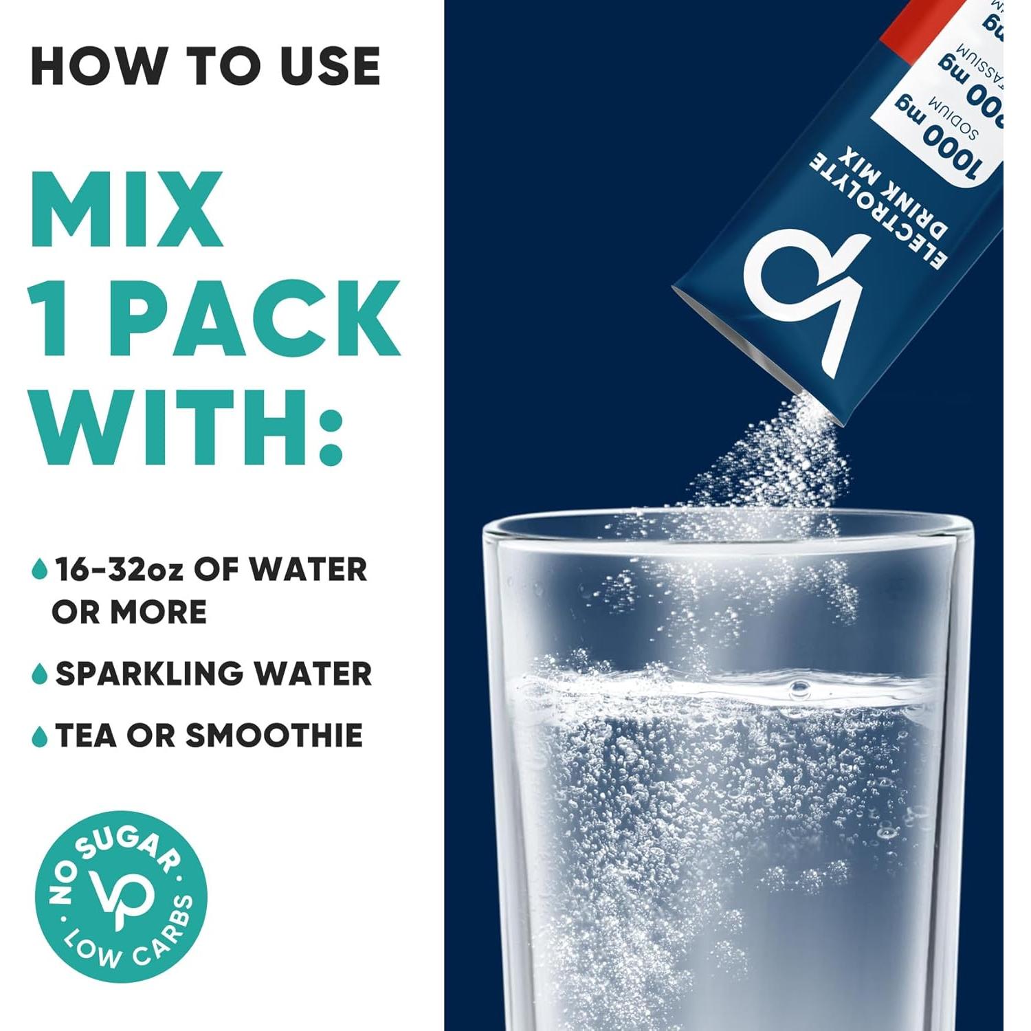 Polvo de Electrolitos Venture Pal 170g Sin Azúcar y Vegano