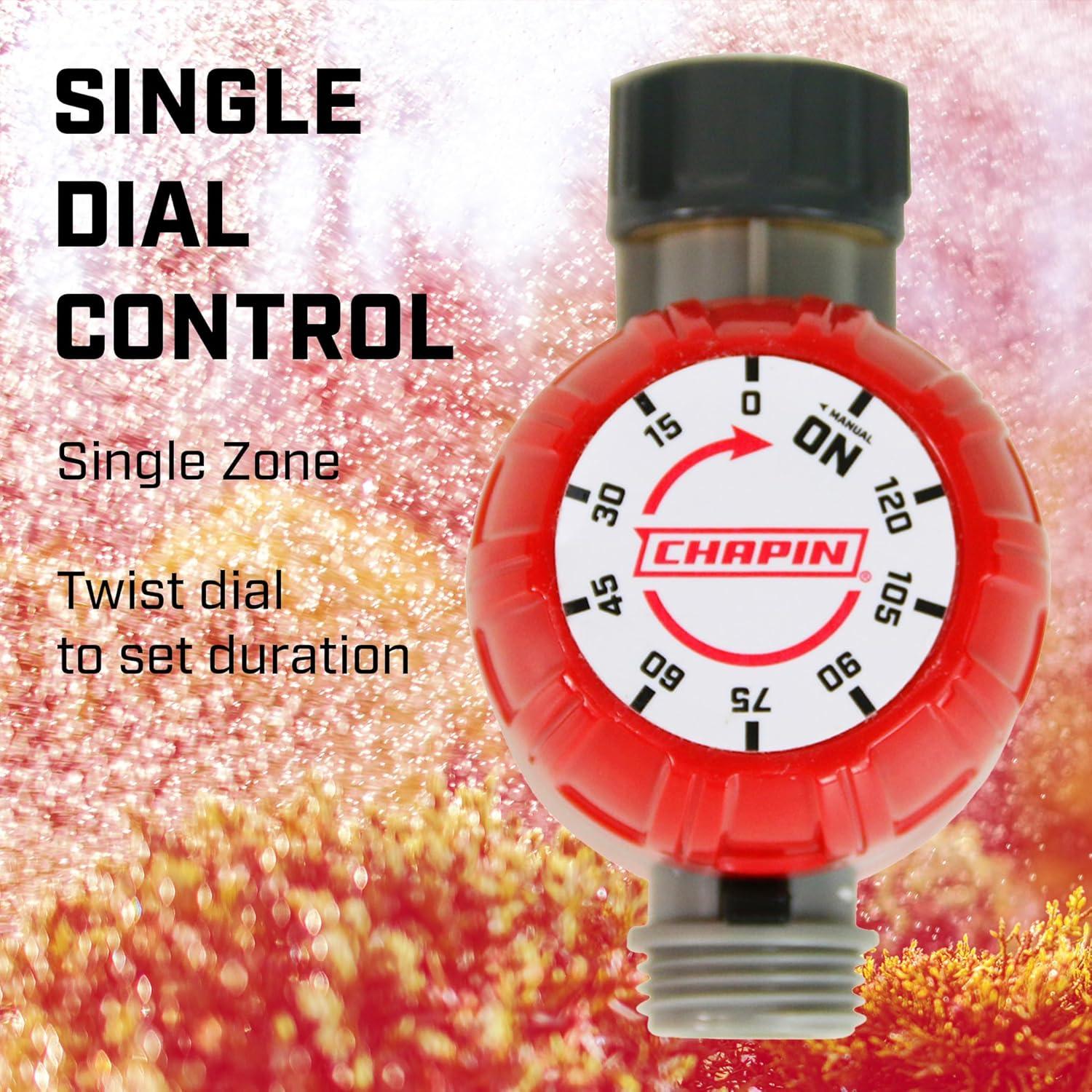 Temporizador de Agua Chapin 41004 Mecánico 120 Minutos