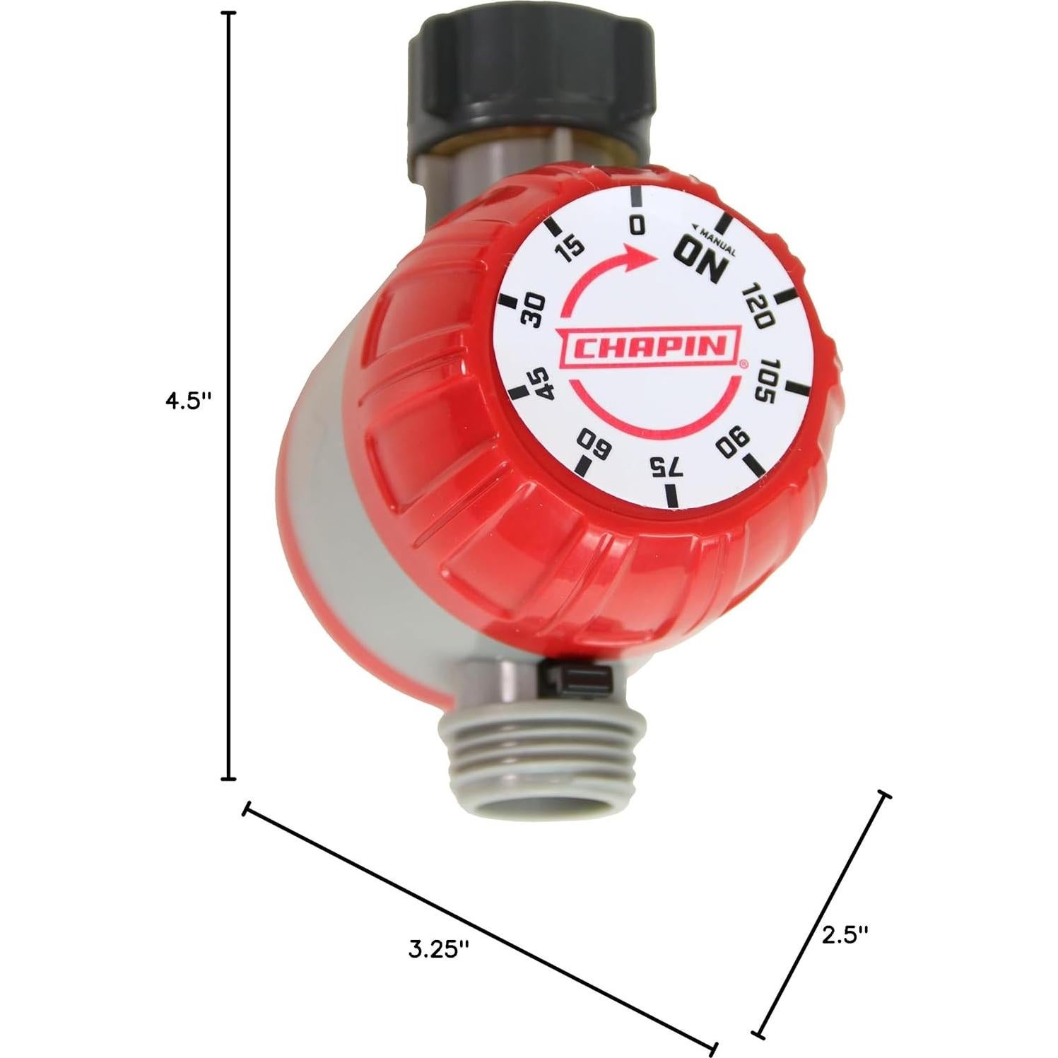 Temporizador de Agua Chapin 41004 Mecánico 120 Minutos
