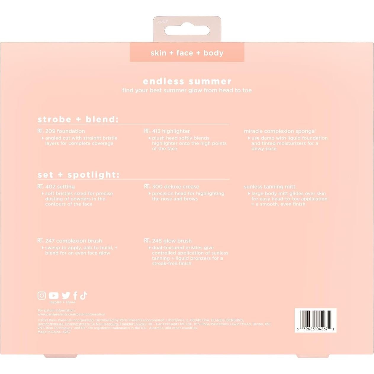 Kit de Brochas de Maquillaje Real Techniques 6 Piezas