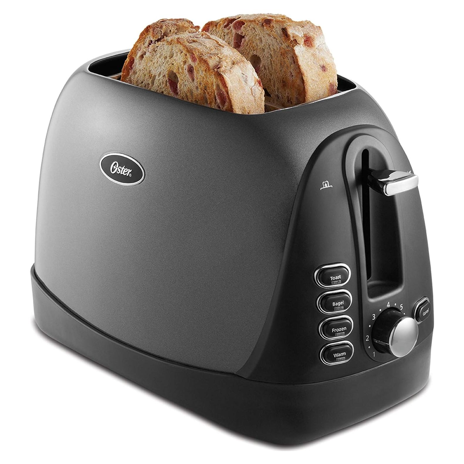 Tostadora de 2 Rebanadas Oster TSSTTRJBG1 Gris Metálico