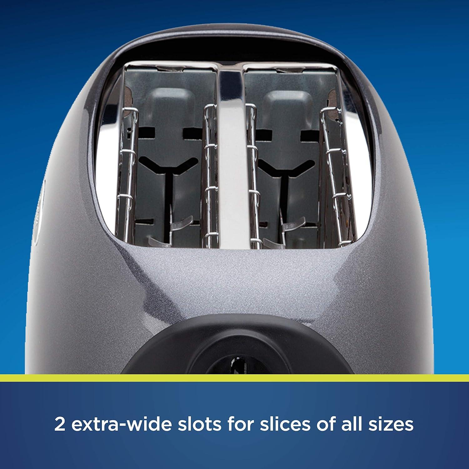 Tostadora de 2 Rebanadas Oster TSSTTRJBG1 Gris Metálico