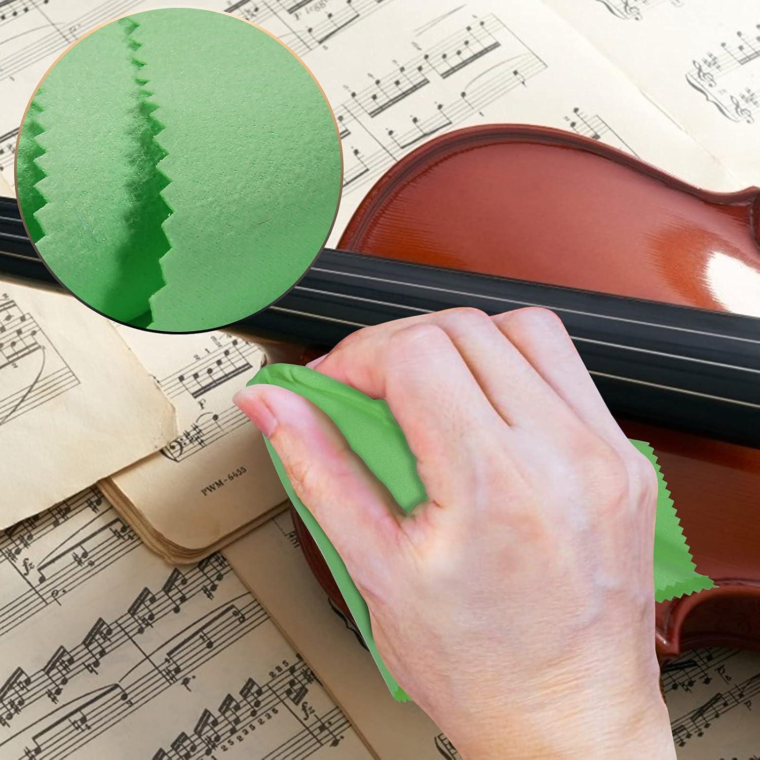 Paquete de 4 Paños Hricane Microfibra 30x30 cm para Instrumentos