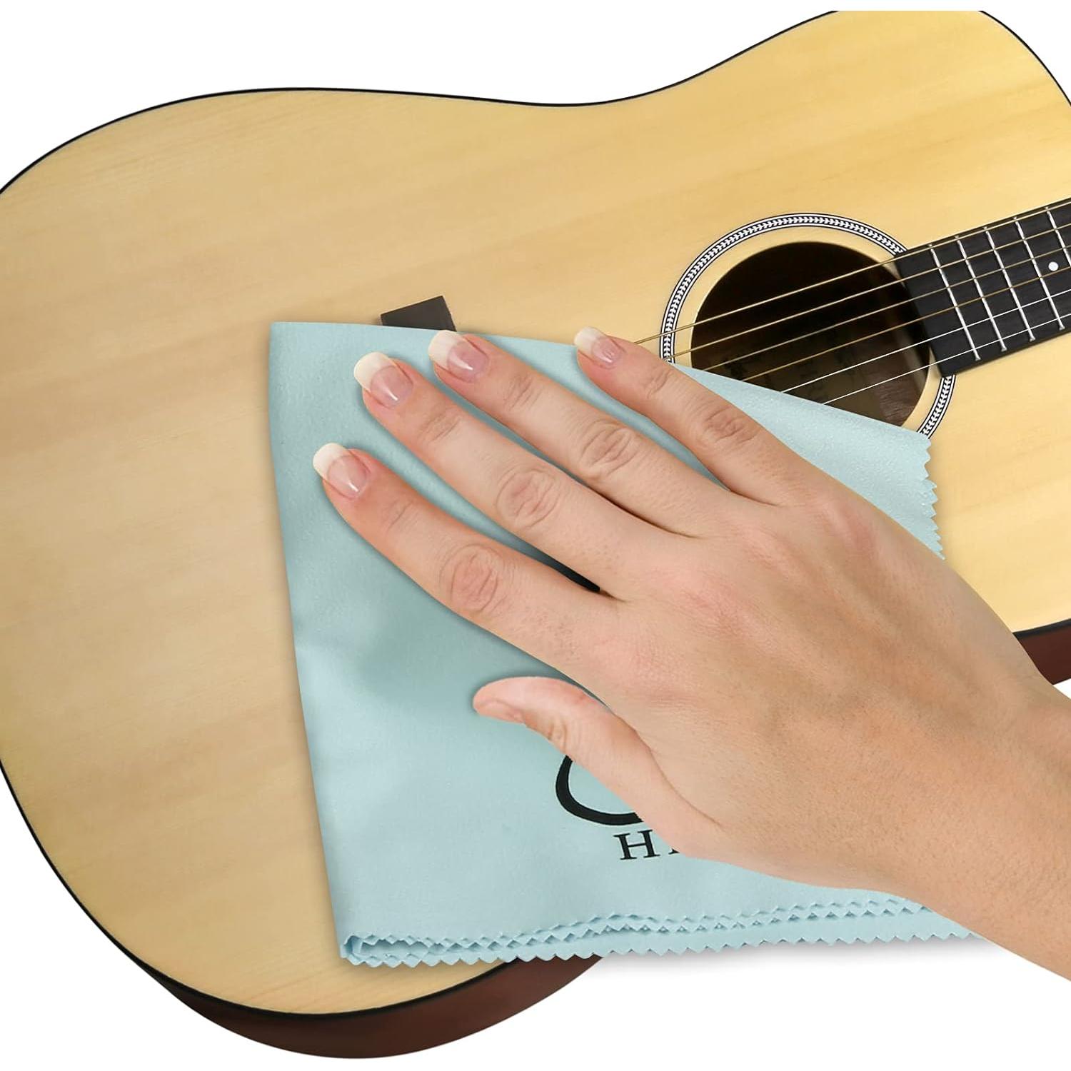 Paquete de 4 Paños Hricane Microfibra 30x30 cm para Instrumentos