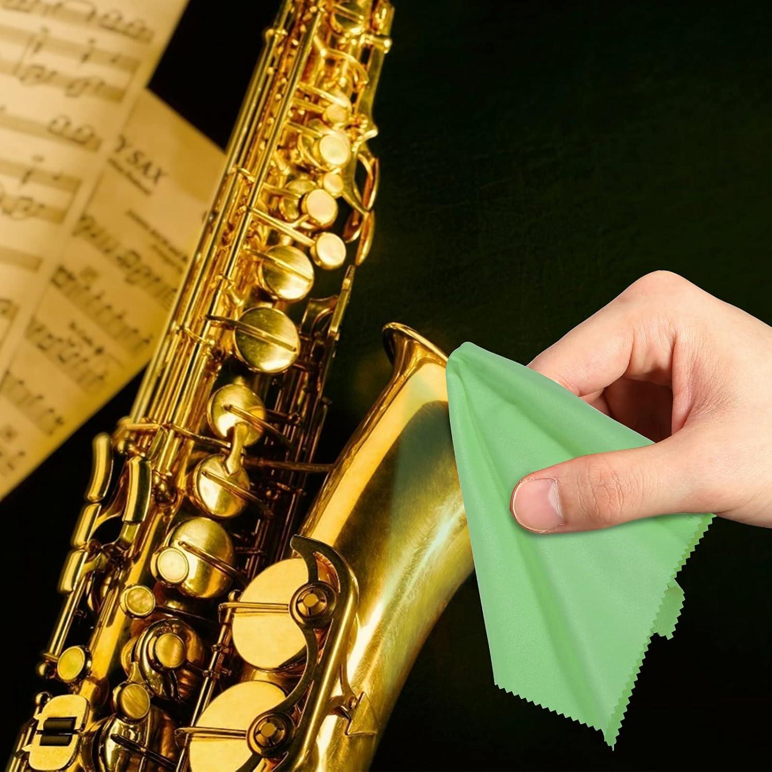 Paquete de 4 Paños Hricane Microfibra 30x30 cm para Instrumentos