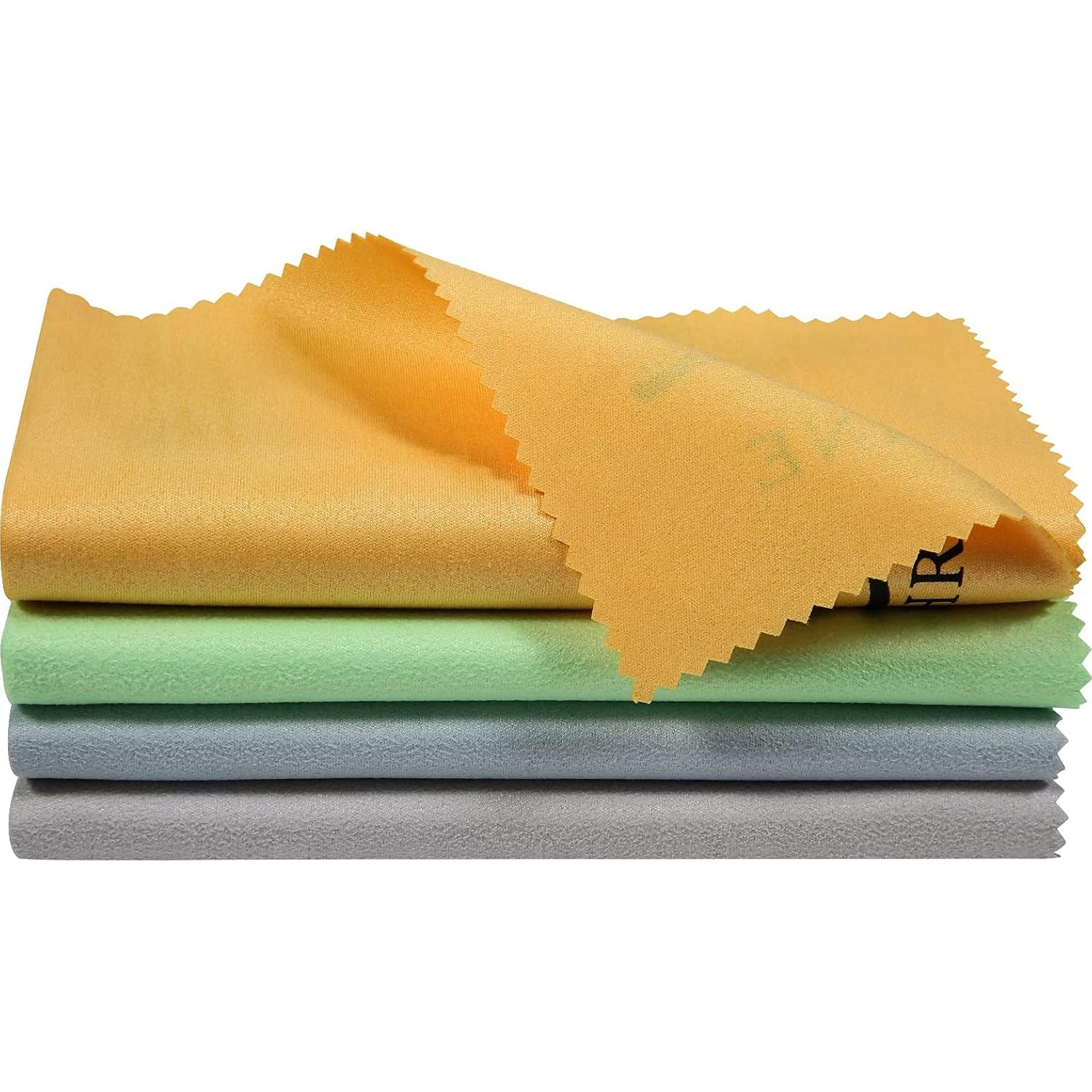 Paquete de 4 Paños Hricane Microfibra 30x30 cm para Instrumentos