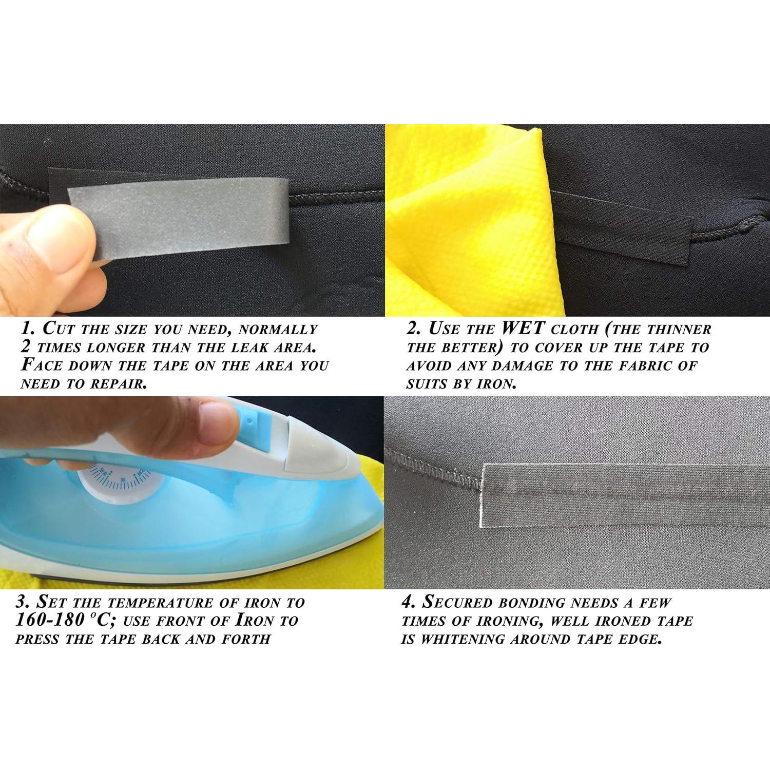 Cinta de Reparación de Neopreno LLPT 2 cm x 5 m Impermeable