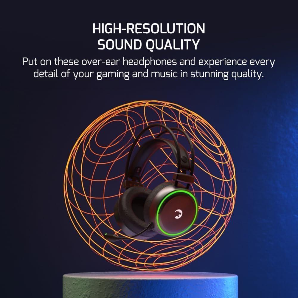 Auriculares Gaming GAMEPOWER JIN X 50mm con Micrófono 3.5mm