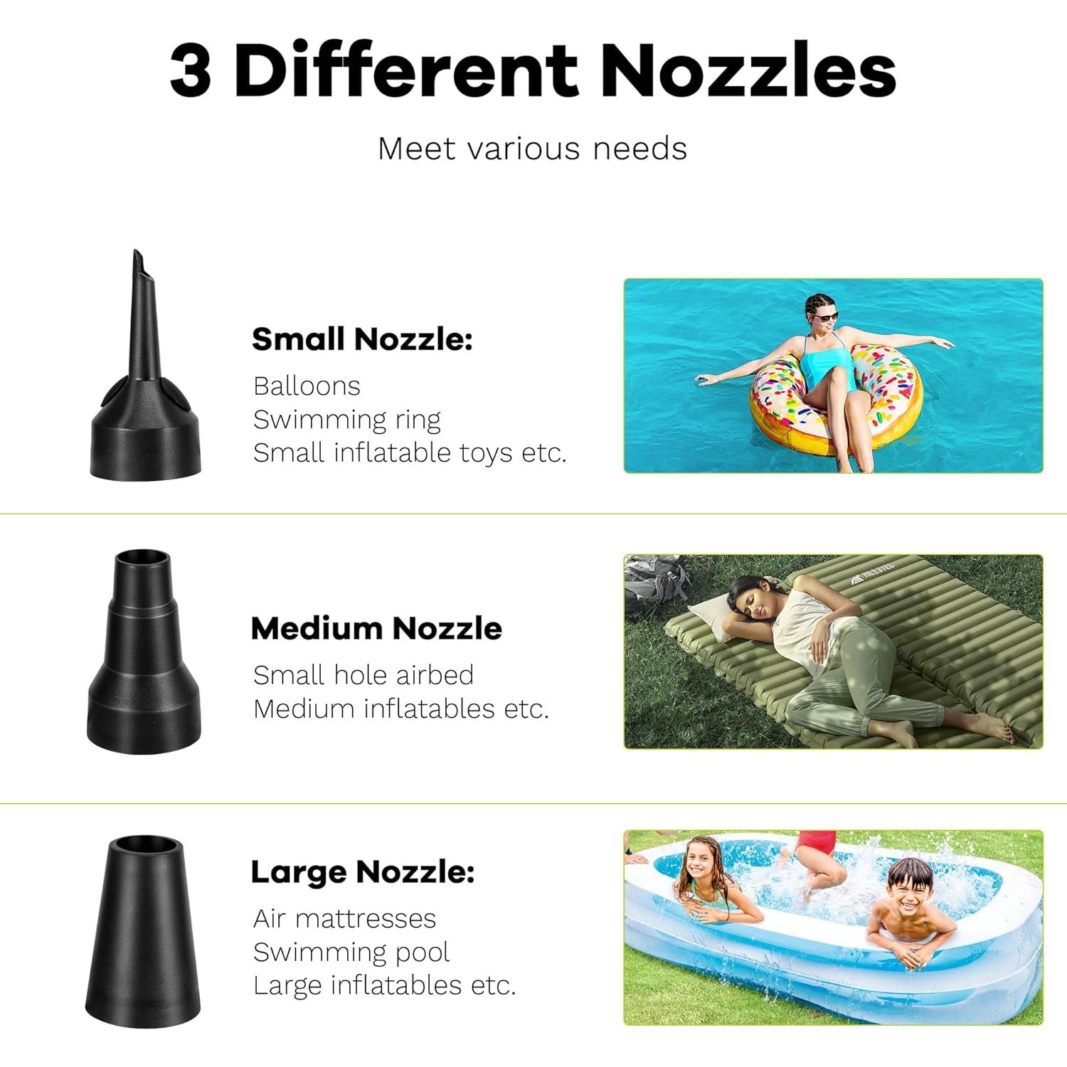 Bomba de Aire Eléctrica Rilextec YX-PDB 850L/min para Inflables