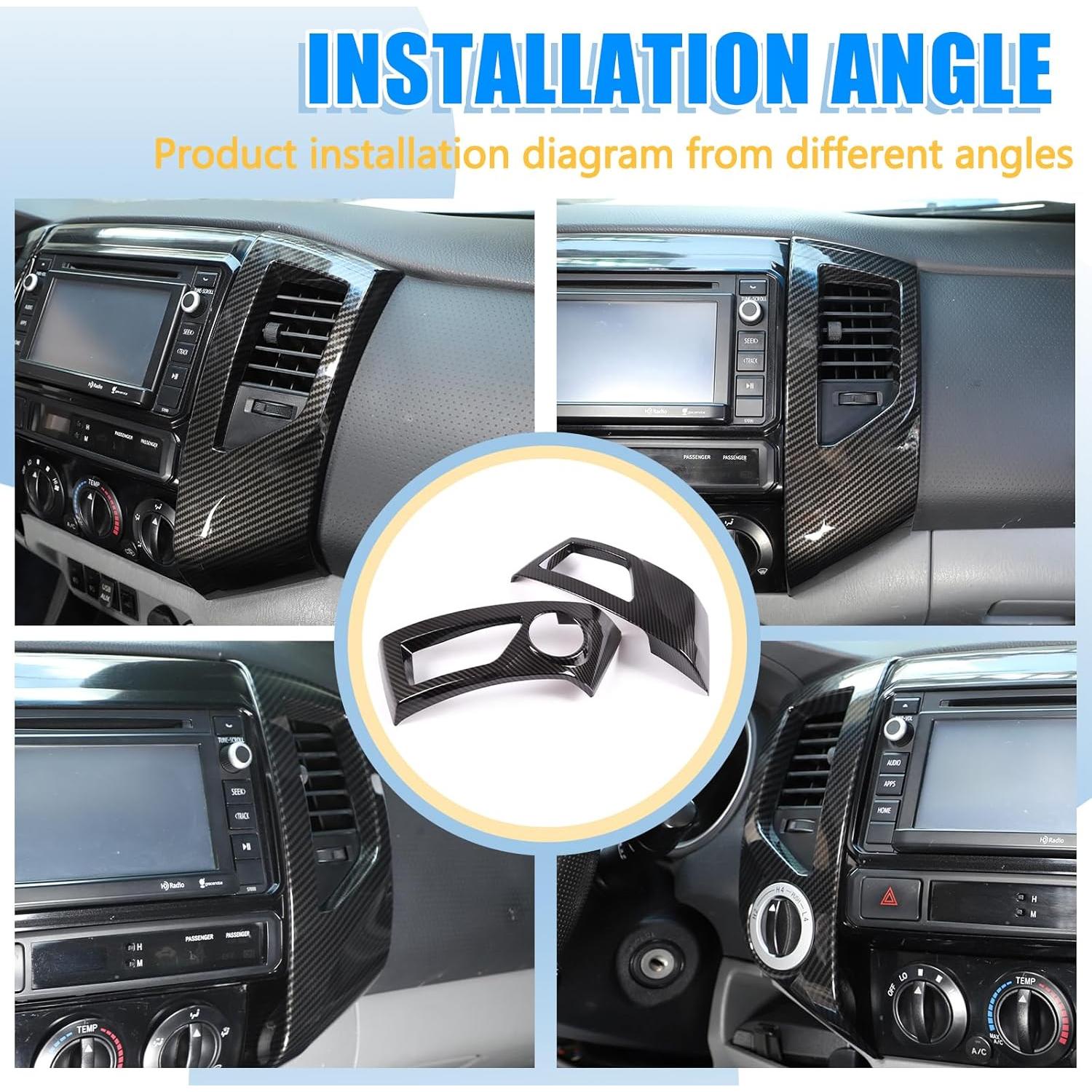 Cubierta de Salida de Aire Central LLKUANG para Toyota Tacoma 2011-2015