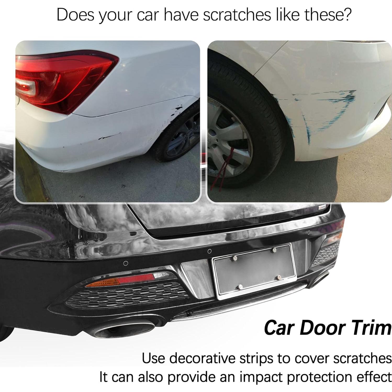 Cinta de recorte automotriz Carleef 5m negra para moldura de coche