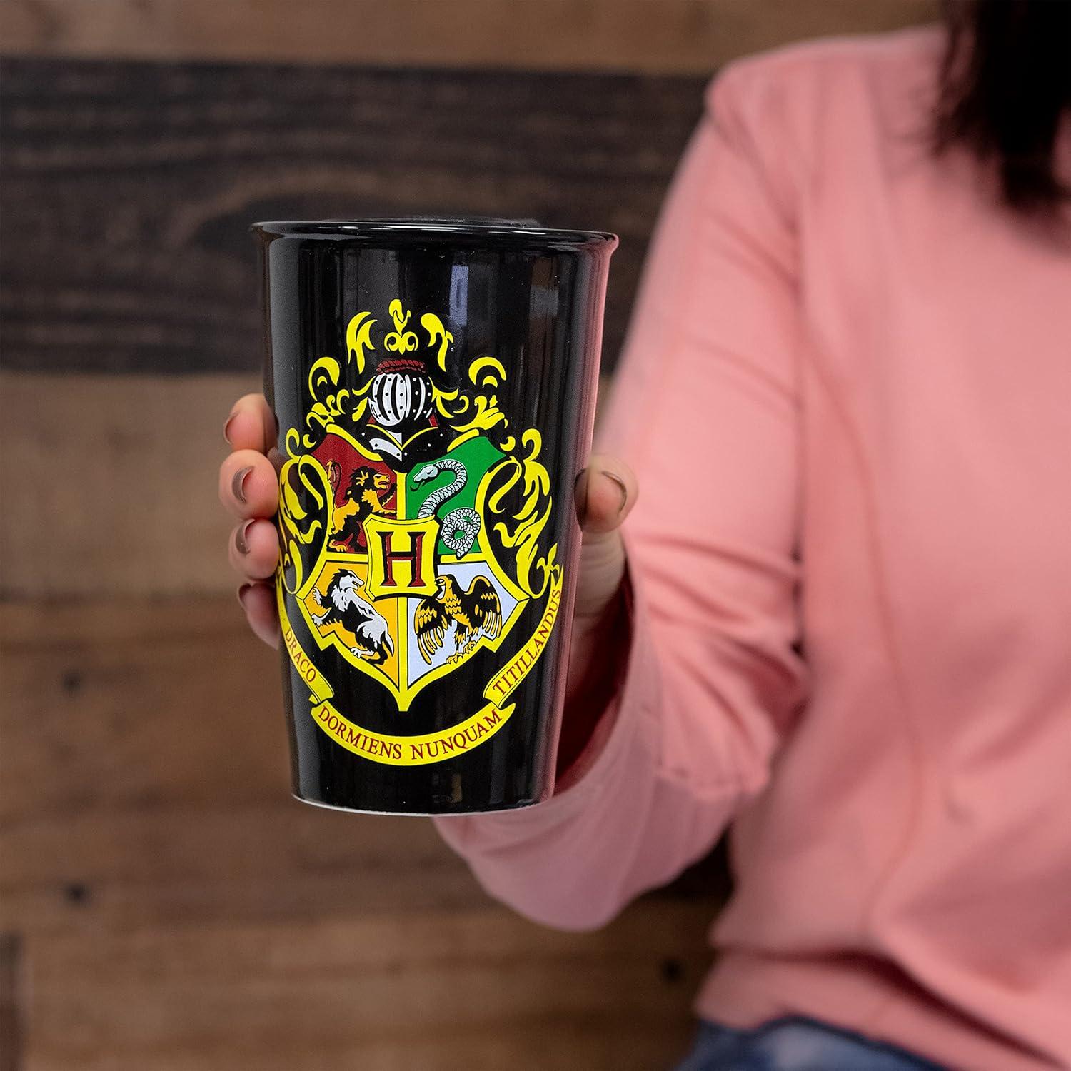 Taza de Viaje Harry Potter Hogwarts 396g Cerámica Negra