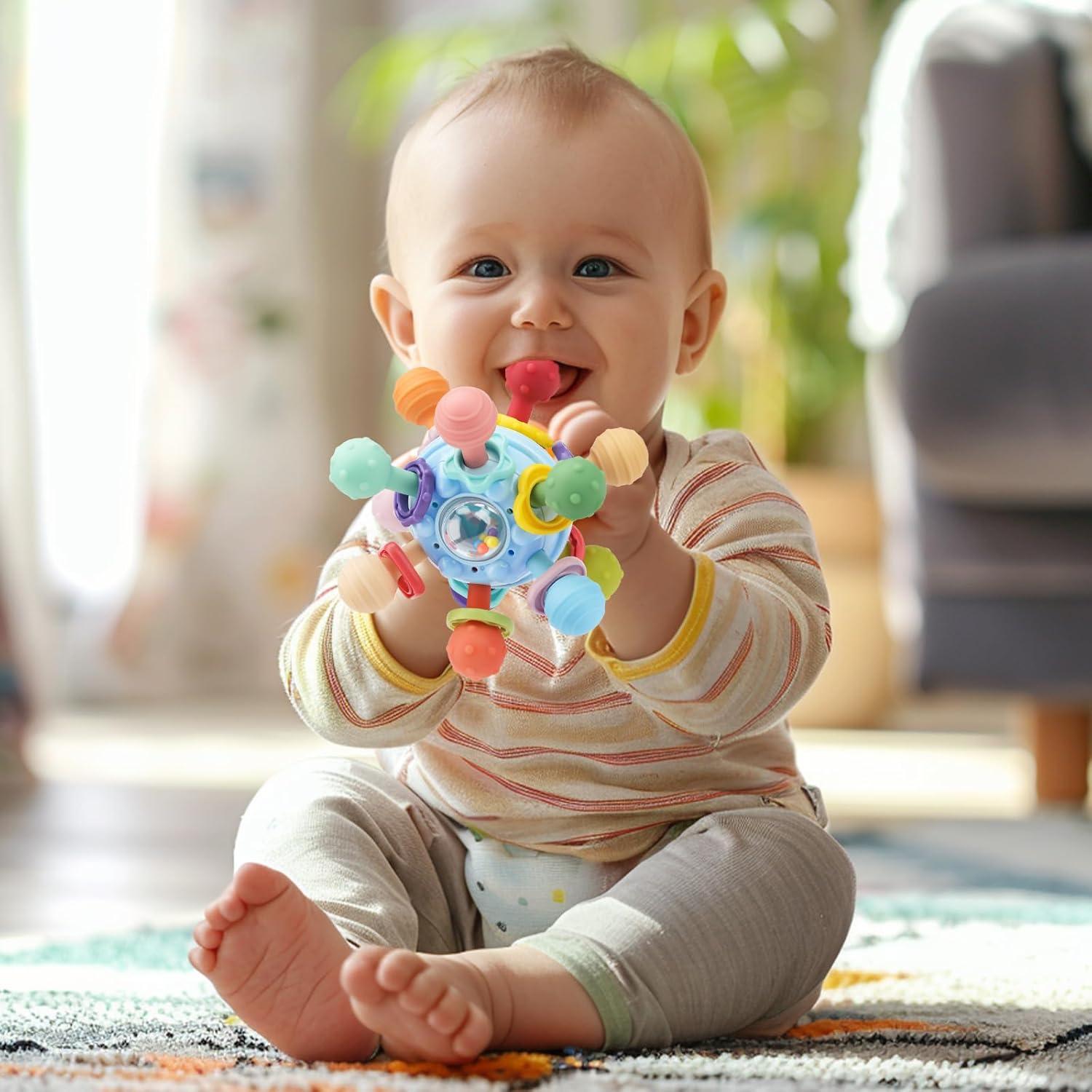 Mordedor Sensorial para Bebés CAHILON Azul 0-12 Meses