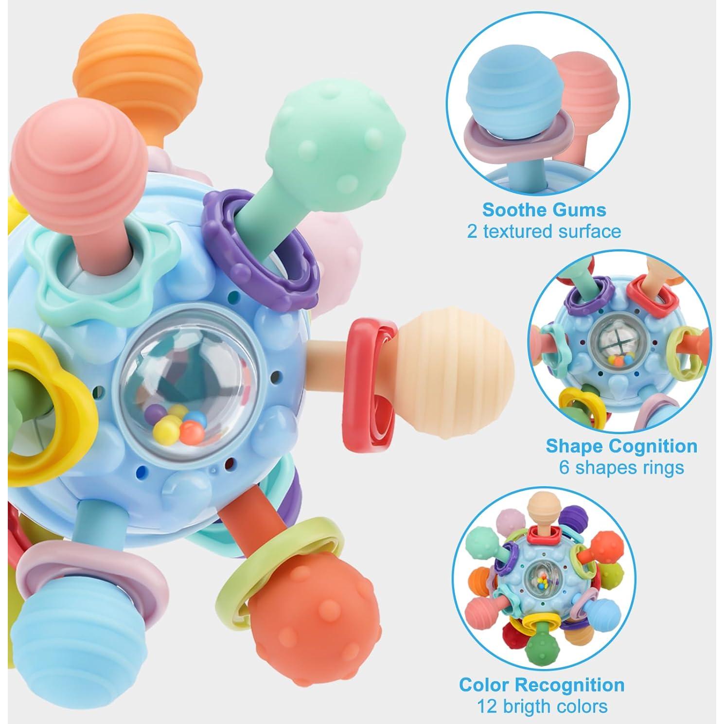 Mordedor Sensorial para Bebés CAHILON Azul 0-12 Meses