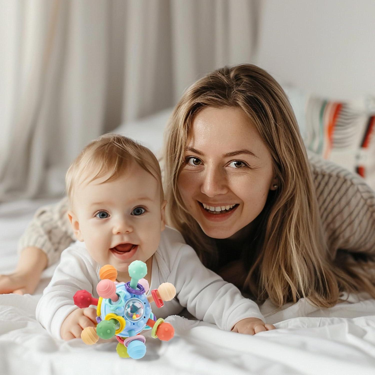 Mordedor Sensorial para Bebés CAHILON Azul 0-12 Meses