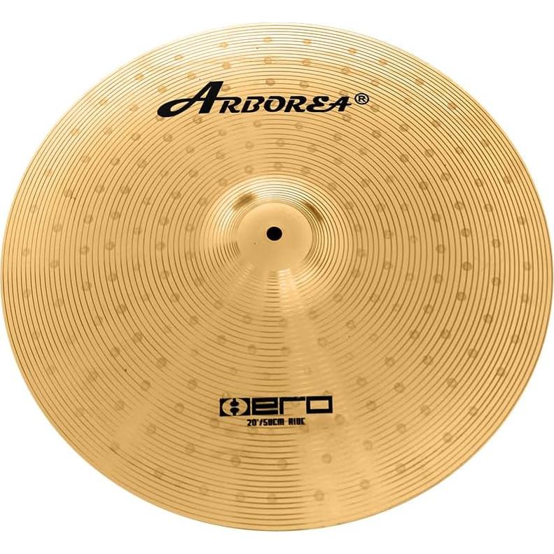Set de Platillos Arborea 8 pcs Dorado Brillante Hi-hats y más